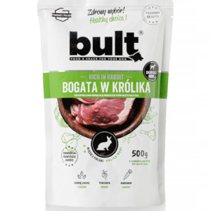 BULT mokra karma dla psa królik, saszetka 500 g, pełnoporcjowa